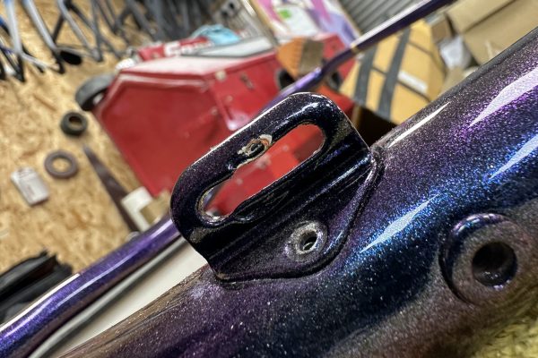 saving weight on bike paint